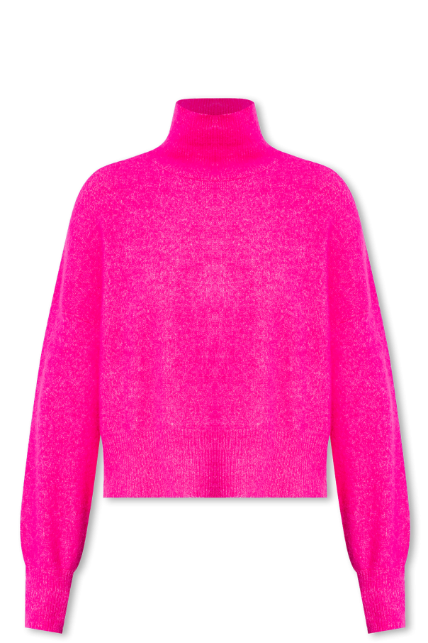 Dark pink turtleneck sweater best sale